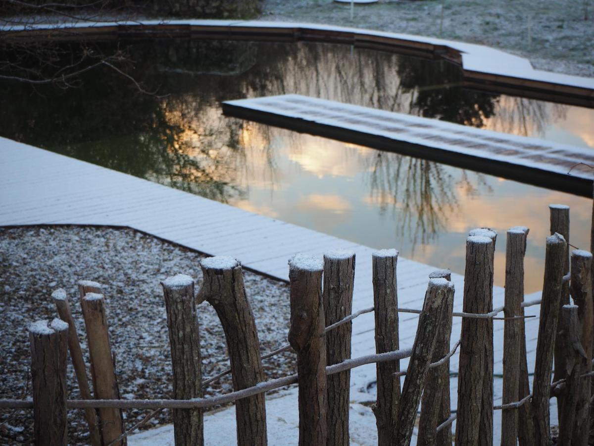L'isle-Bouzon Maison Terre Les Cabanes De Fallot - Sauna Bain-Froid Piscine Naturelle מראה חיצוני תמונה