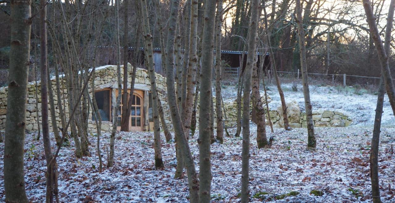 L'isle-Bouzon Maison Terre Les Cabanes De Fallot - Sauna Bain-Froid Piscine Naturelle מראה חיצוני תמונה